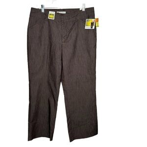 New Lee Natural Fit 14 Petite Stretch Brown Slimming BNWT